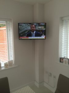 TV wall install 3